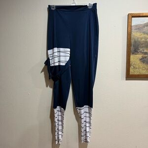 Naruto Shippuden Navy and White Leggings